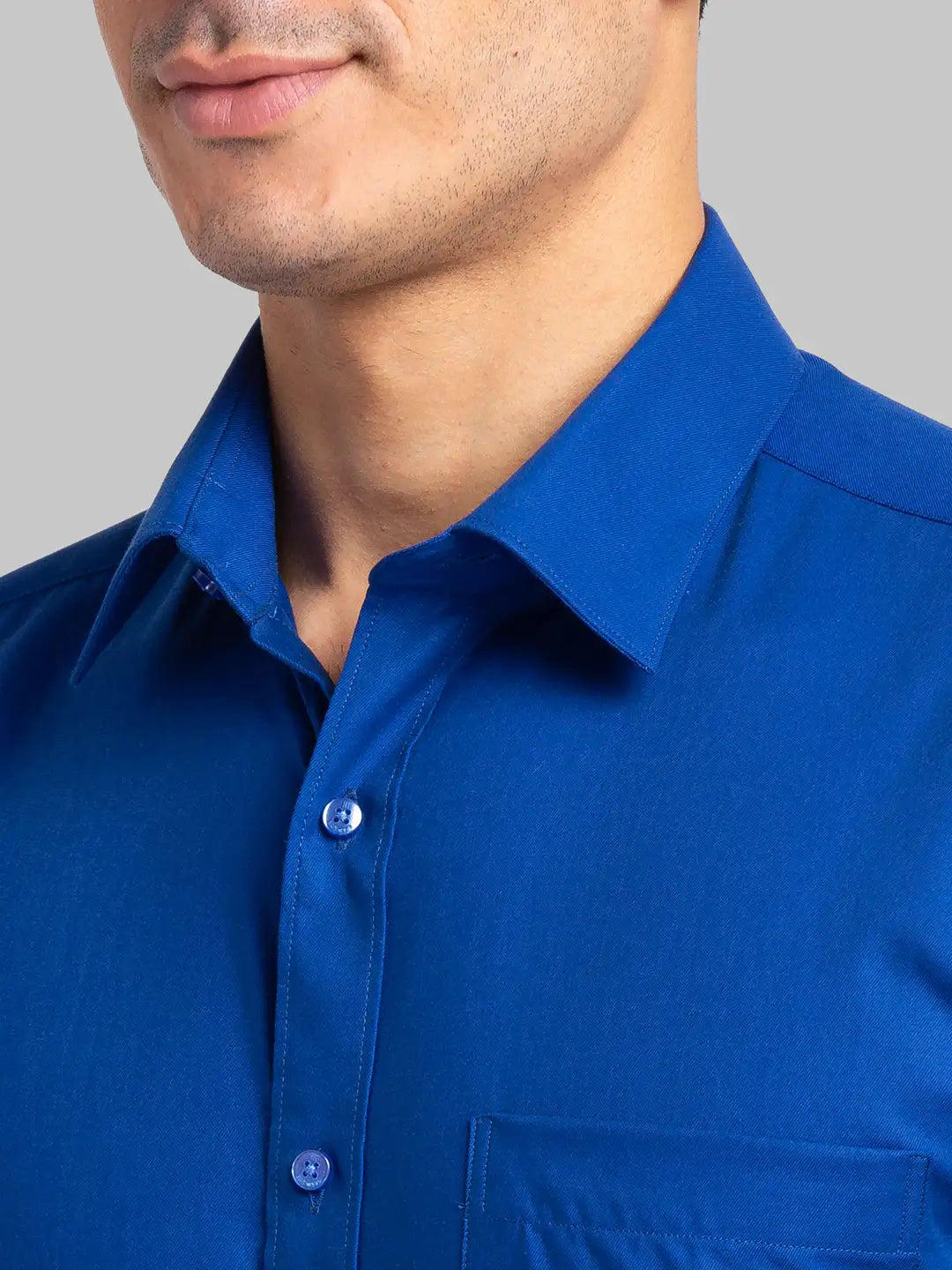 Raymond Men Green Checks Slim Fit Cotton Shirt