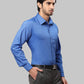 Men Slim Fit Blue Shirt