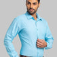 Raymond Men Maroon Structure Slim Fit Cotton Shirt