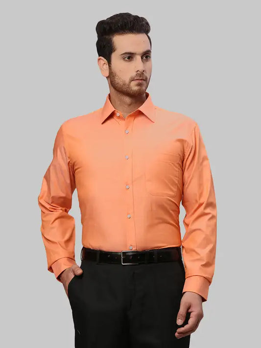 Men Slim Fit Green Shirt