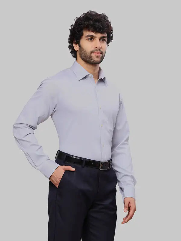 Men Slim Fit Blue Shirt