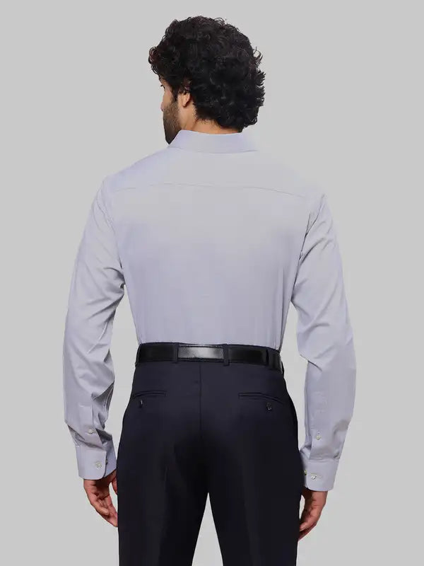 Men Slim Fit Blue Shirt