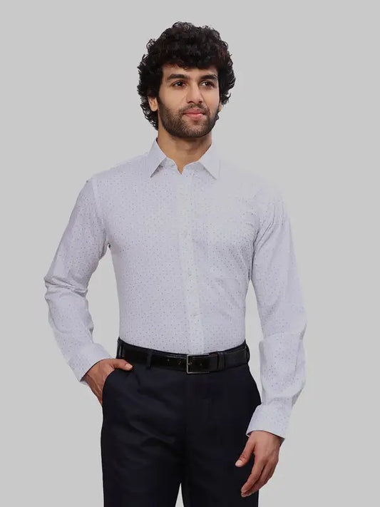 Men Slim Fit Blue Shirt