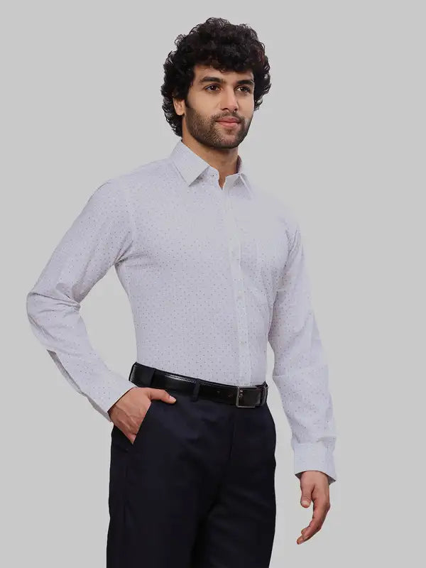 Men Slim Fit Blue Shirt