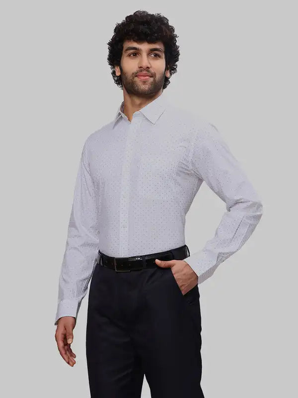 Men Slim Fit Blue Shirt