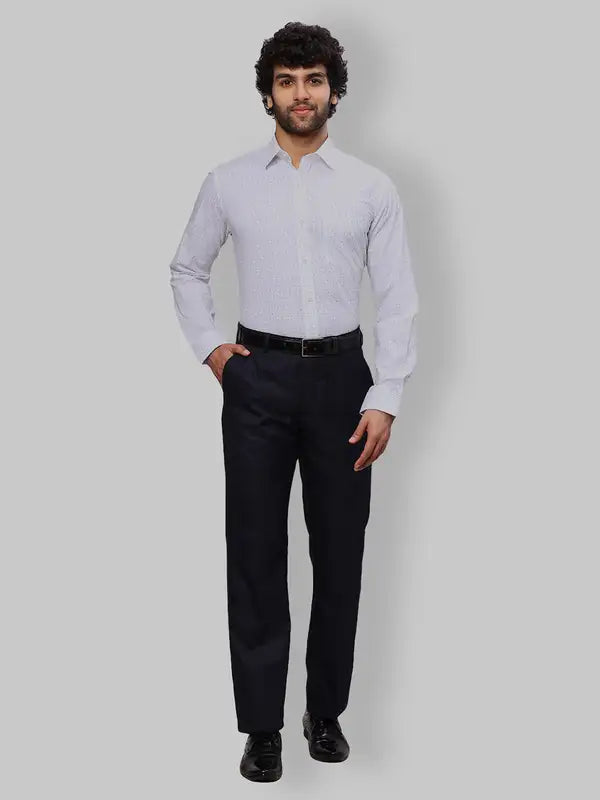 Men Slim Fit Blue Shirt