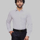 Raymond Men Green Slim Fit Printed Cotton Full Sleeves Semi Cut Away Collar Shirt