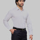 Raymond Men Green Slim Fit Printed Cotton Full Sleeves Semi Cut Away Collar Shirt