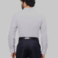 Raymond Men Green Slim Fit Printed Cotton Full Sleeves Semi Cut Away Collar Shirt