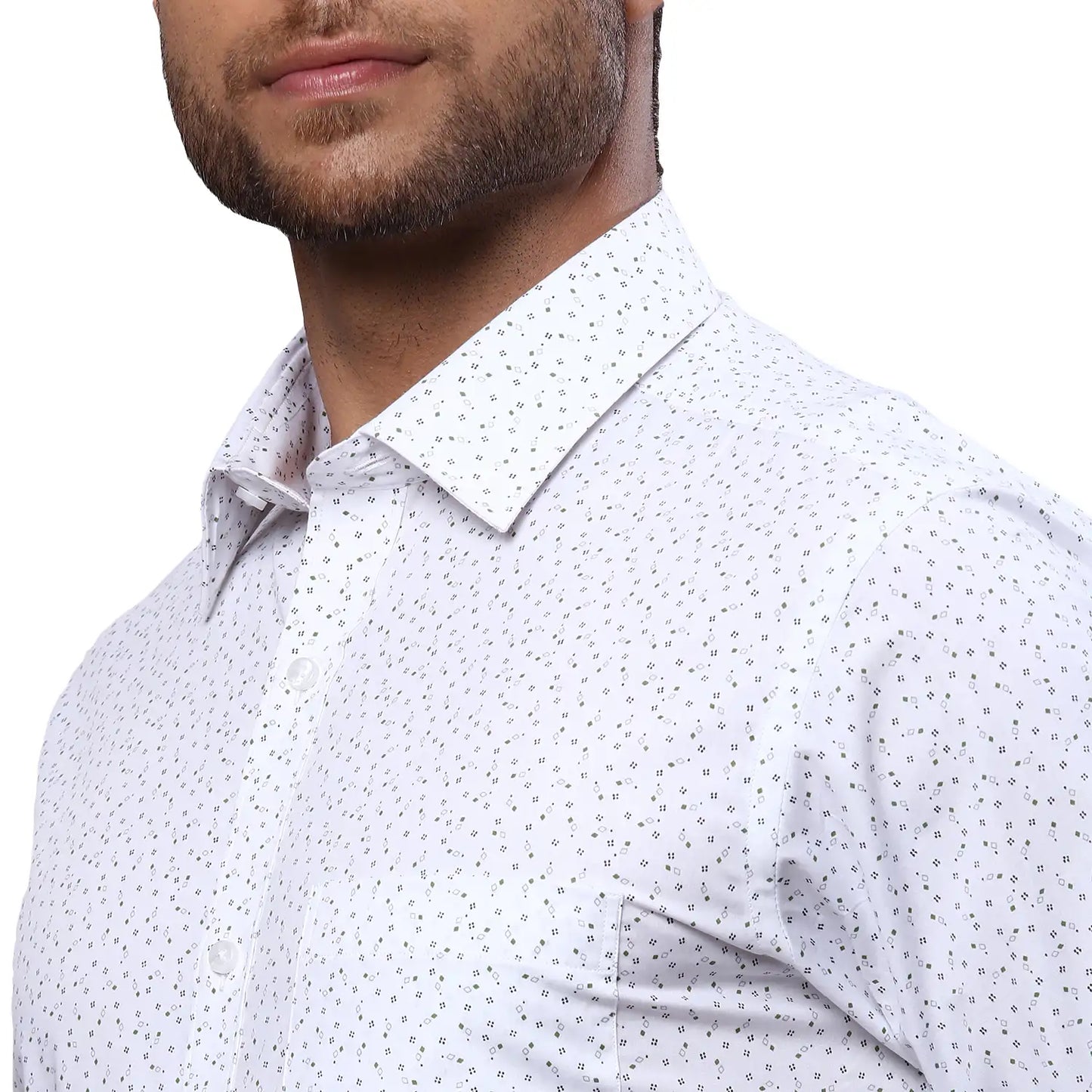 Men Slim Fit Light Blue Shirt