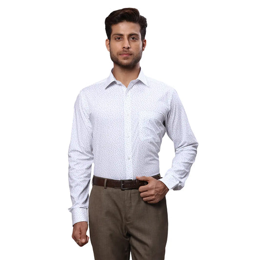 Men Slim Fit Light Pink Shirt