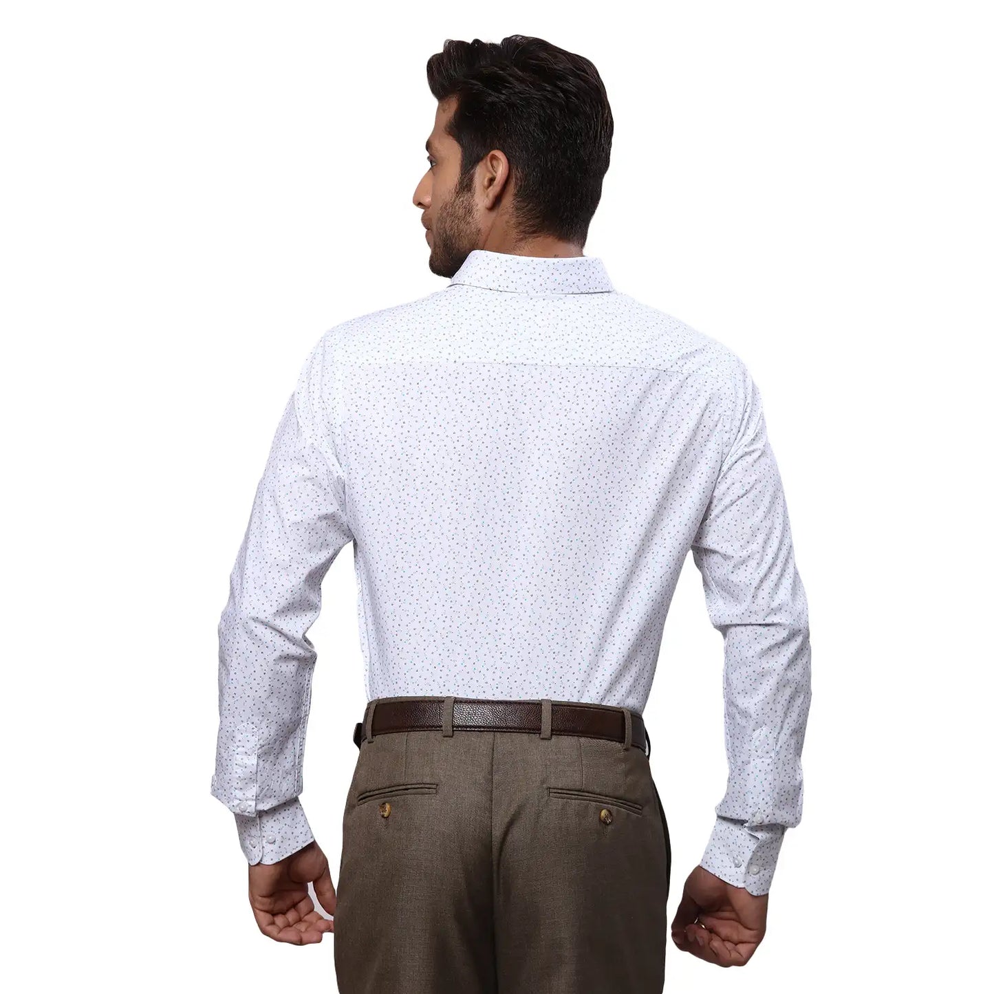 Men Slim Fit Light Pink Shirt