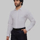 Men Blue Slim Fit Solid Cotton Blend   Shirts