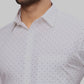 Men Blue Slim Fit Solid Cotton Blend   Shirts