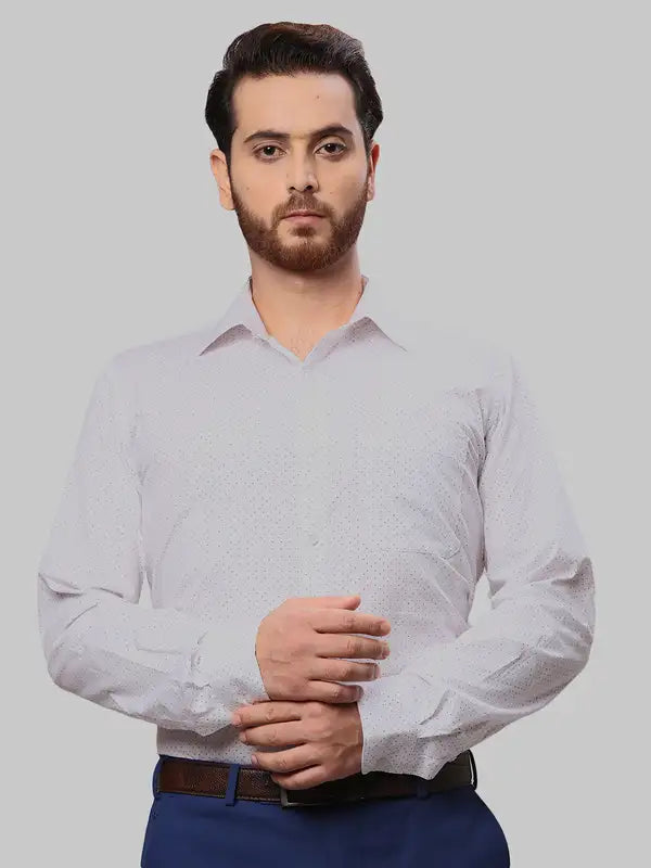 Men Slim Fit Blue Shirt
