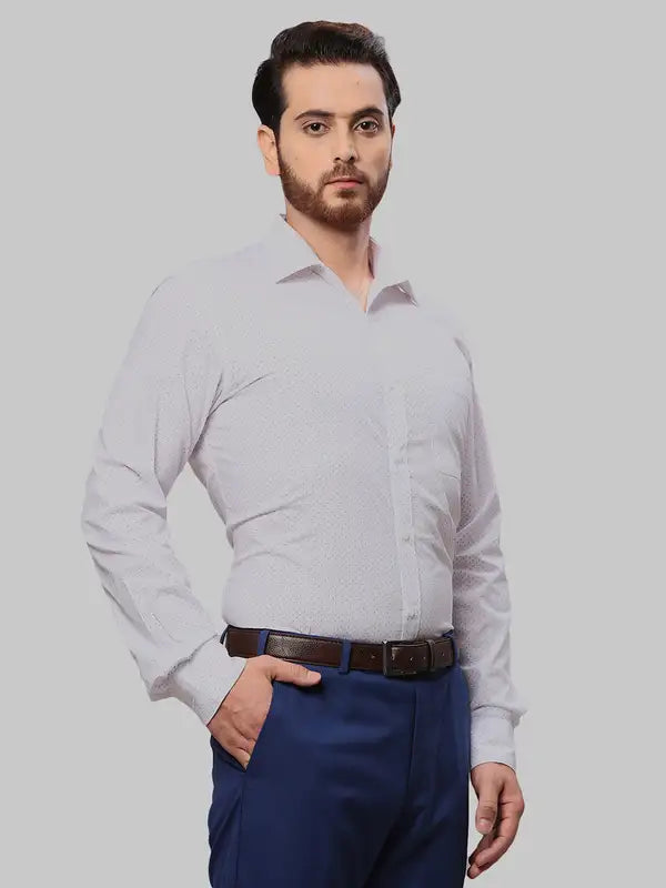 Men Slim Fit Blue Shirt