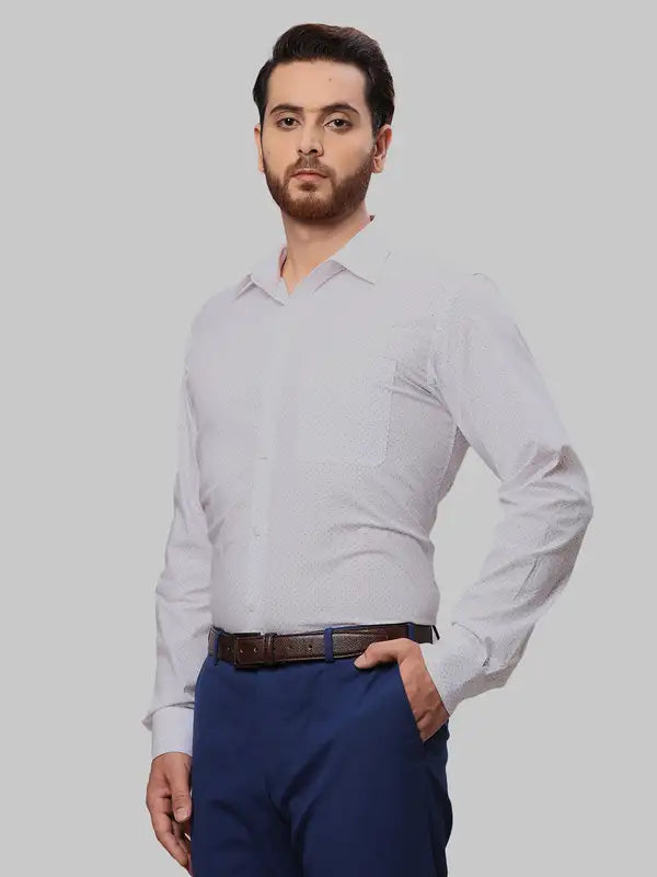 Men Slim Fit Blue Shirt