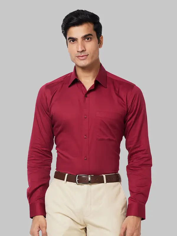 Men Slim Fit Blue Shirt