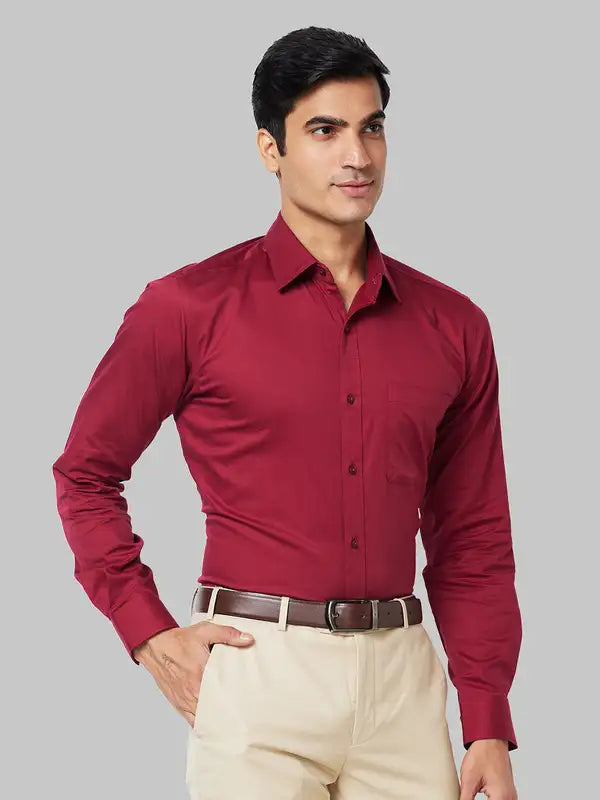 Men Slim Fit Blue Shirt