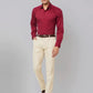 Men Slim Fit Blue Shirt