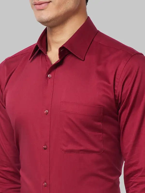 Men Slim Fit Blue Shirt