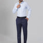 Men Slim Fit Blue Shirt