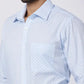 Men Slim Fit Blue Shirt