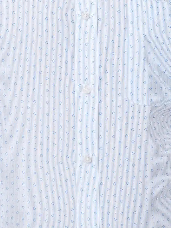 Men Slim Fit Blue Shirt