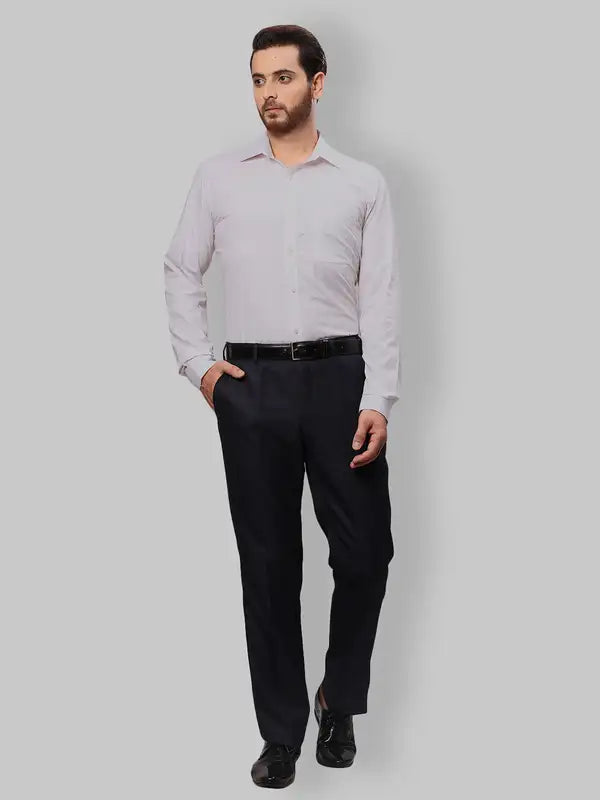 Men Slim Fit Orange Shirt