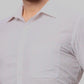 Men Slim Fit Orange Shirt