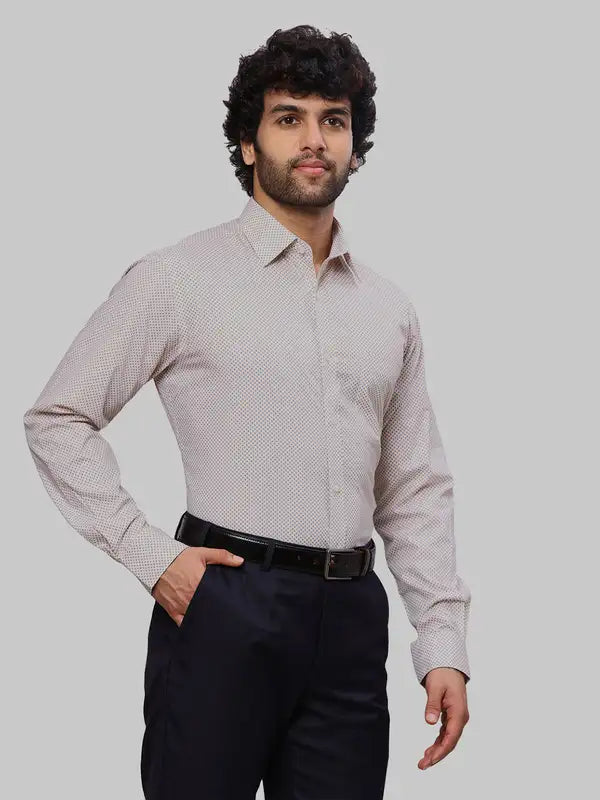 Men Slim Fit Green Shirt