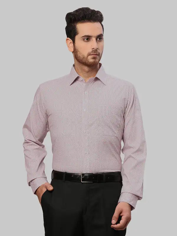 Men Slim Fit Orange Shirt