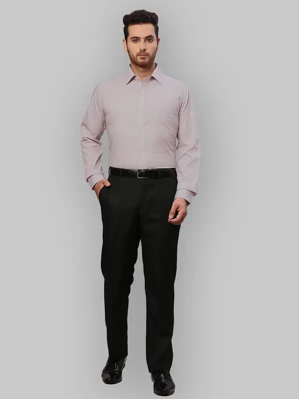 Men Slim Fit Orange Shirt