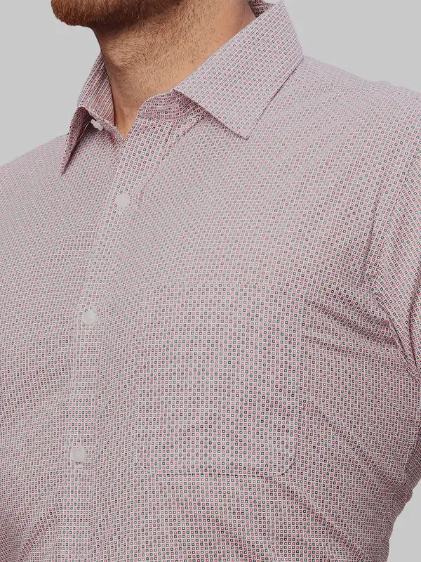 Men Slim Fit Orange Shirt