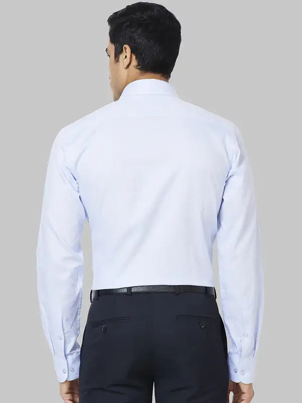 Men Slim Fit Blue Shirt