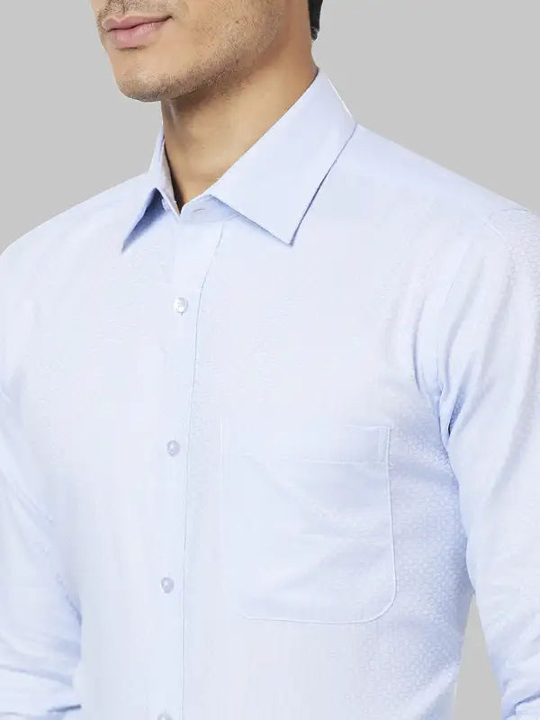 Men Slim Fit Blue Shirt