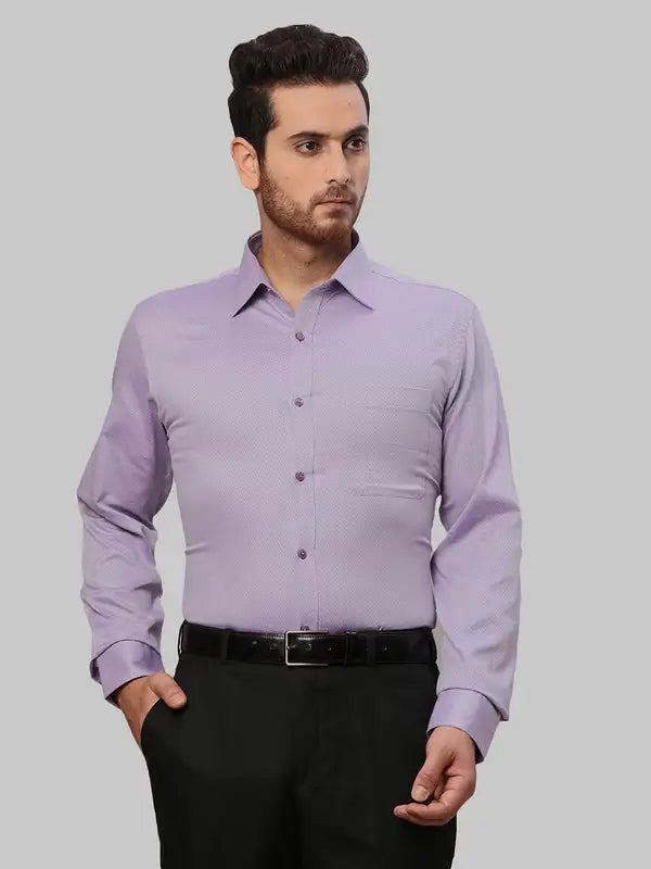 Men Slim Fit Orange Shirt