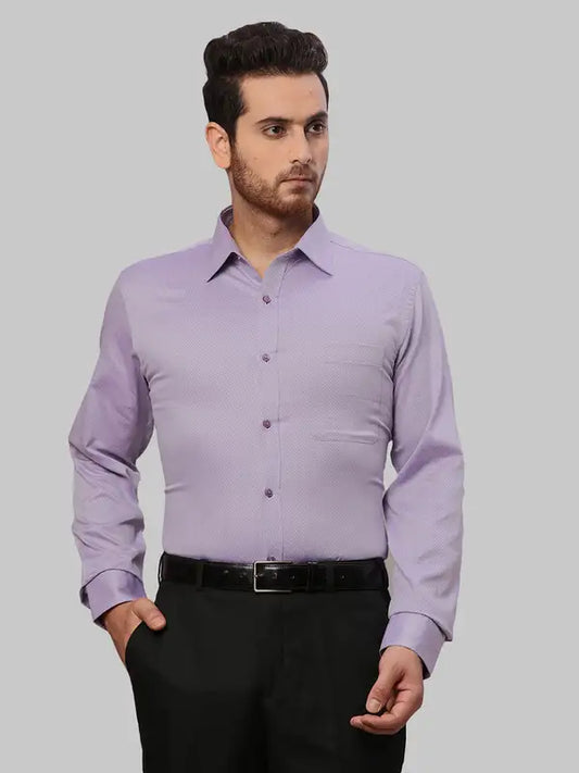 Men Slim Fit Orange Shirt