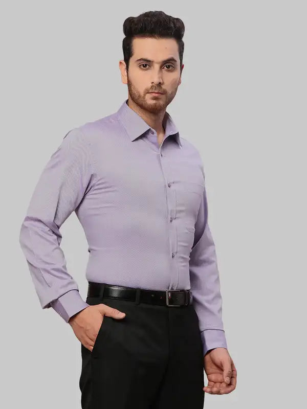 Men Slim Fit Orange Shirt