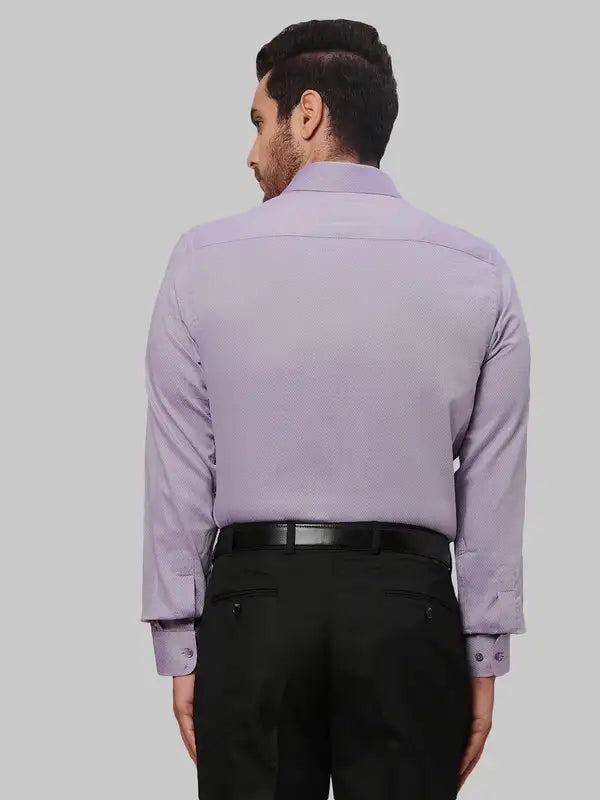 Men Slim Fit Orange Shirt