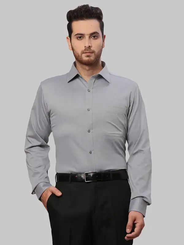Men Slim Fit Yellow Shirt