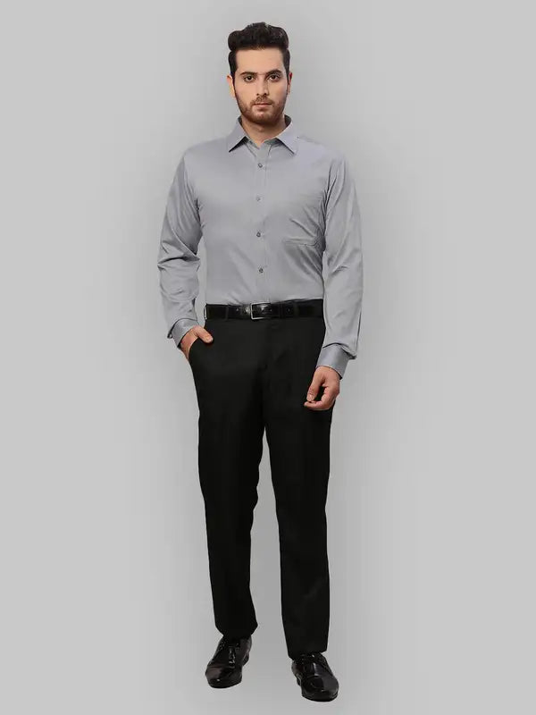 Men Slim Fit Yellow Shirt