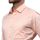 Men Slim Fit Light Grey Shirt