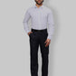 Raymond Men Blue Stripe Slim Fit Cotton Shirts