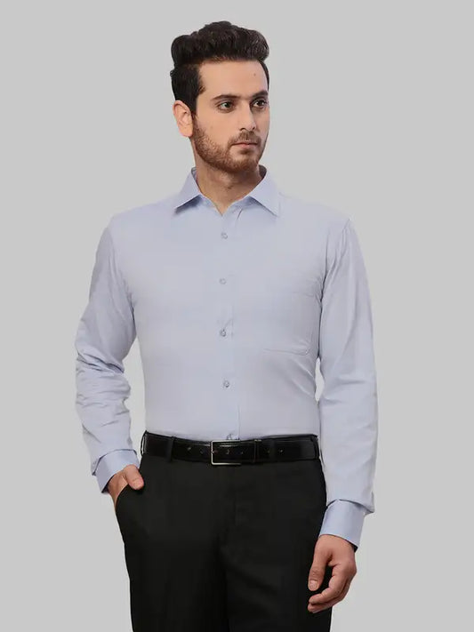 Men Slim Fit Yellow Shirt