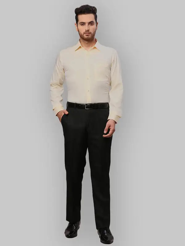 Men Slim Fit Black Shirt