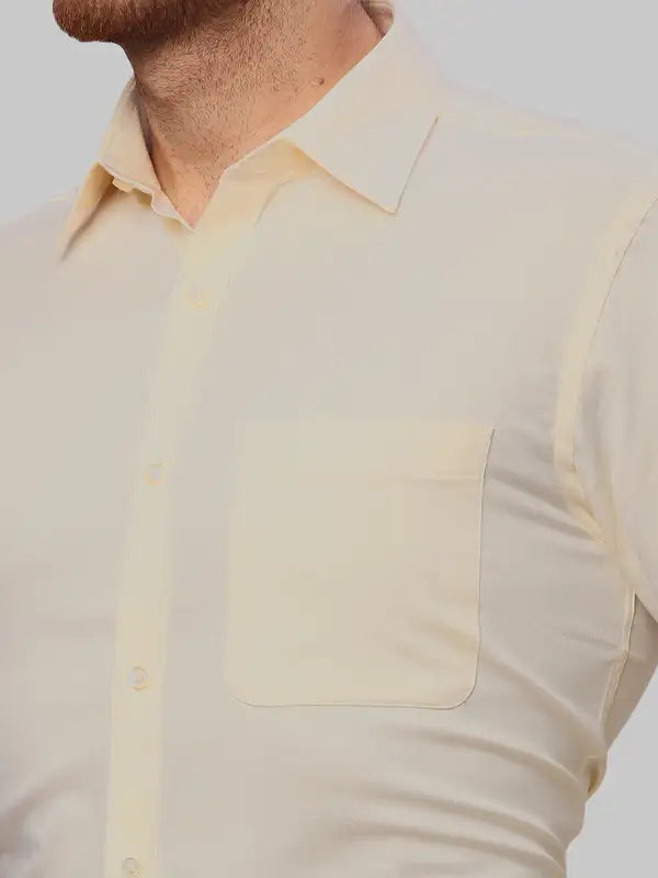 Men Slim Fit Black Shirt