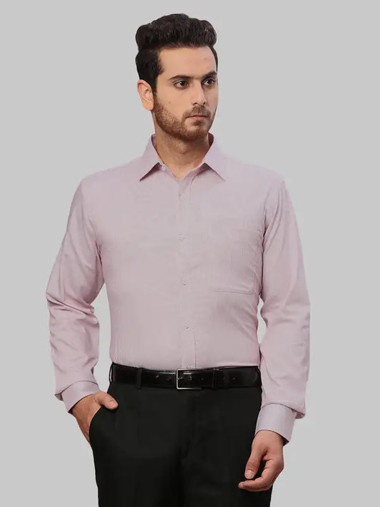Men Slim Fit Brown Shirt