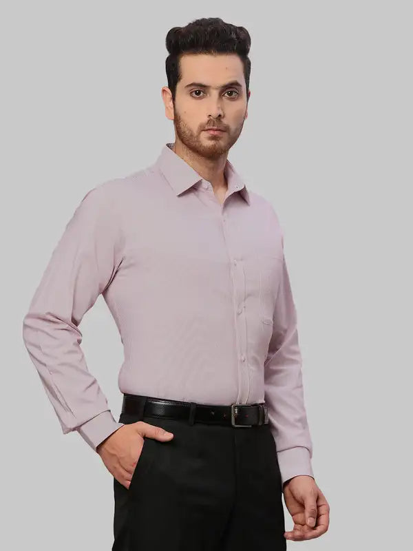 Men Slim Fit Brown Shirt