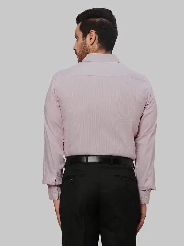 Men Slim Fit Brown Shirt